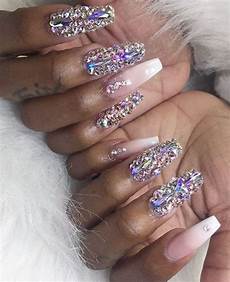 Crystal Rhinestone Nails