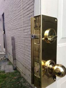 Lock And Hinge Place On Machine