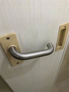Pvc Wc Handle Grooved Door