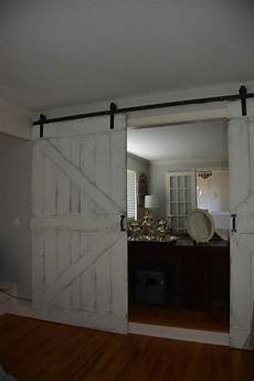 White Barn Door Closet